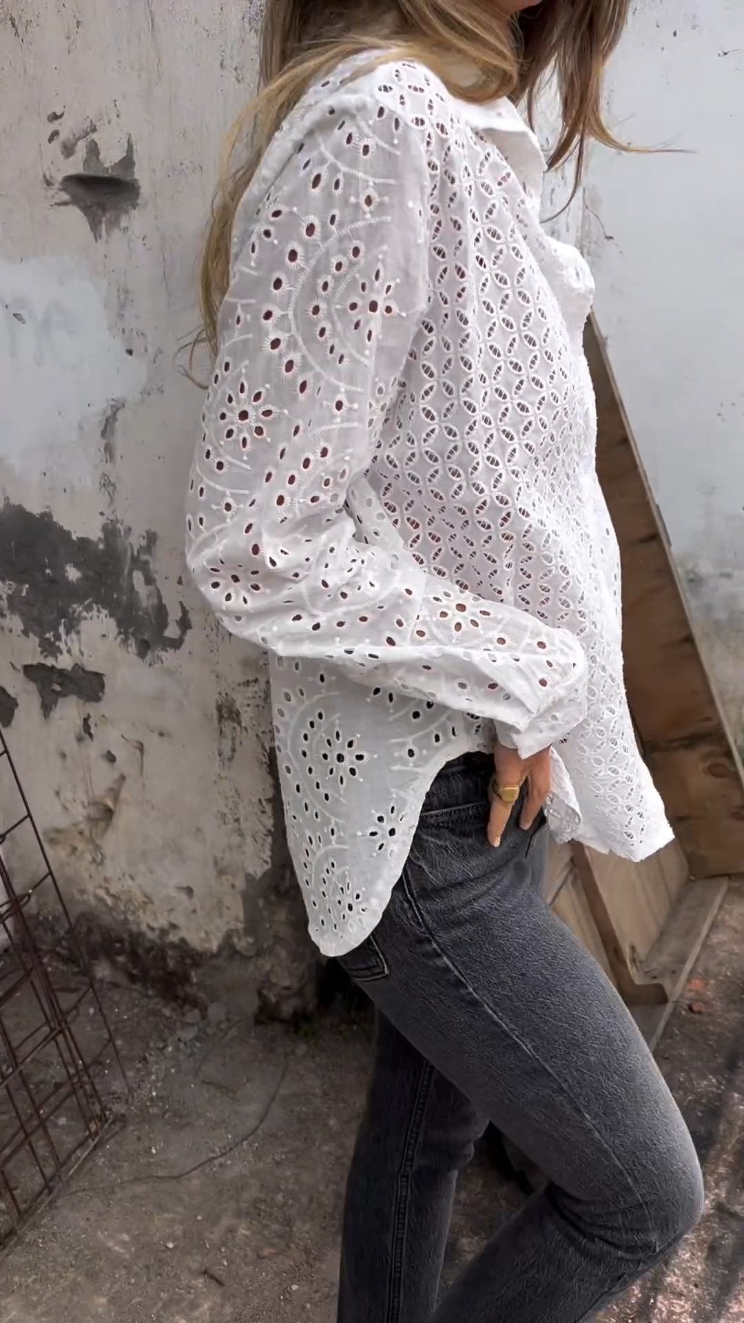 Lisa | Women's Longline Classic Patterned Shirt