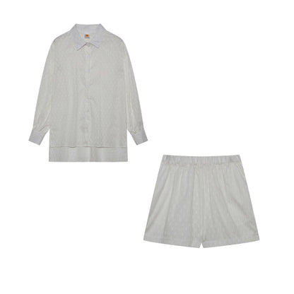 Maud | Women's Longline Stylish Shirt & Shorts Set