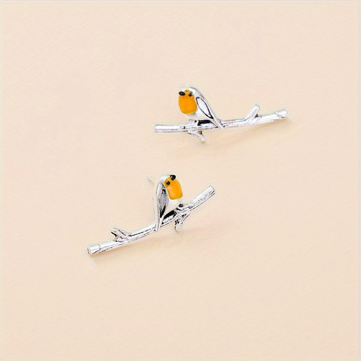 Playful Bird-Inspired Earrings