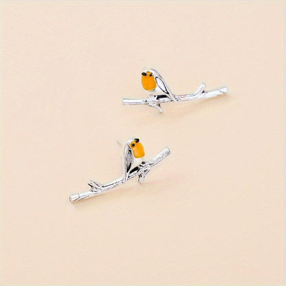 Playful Bird-Inspired Earrings