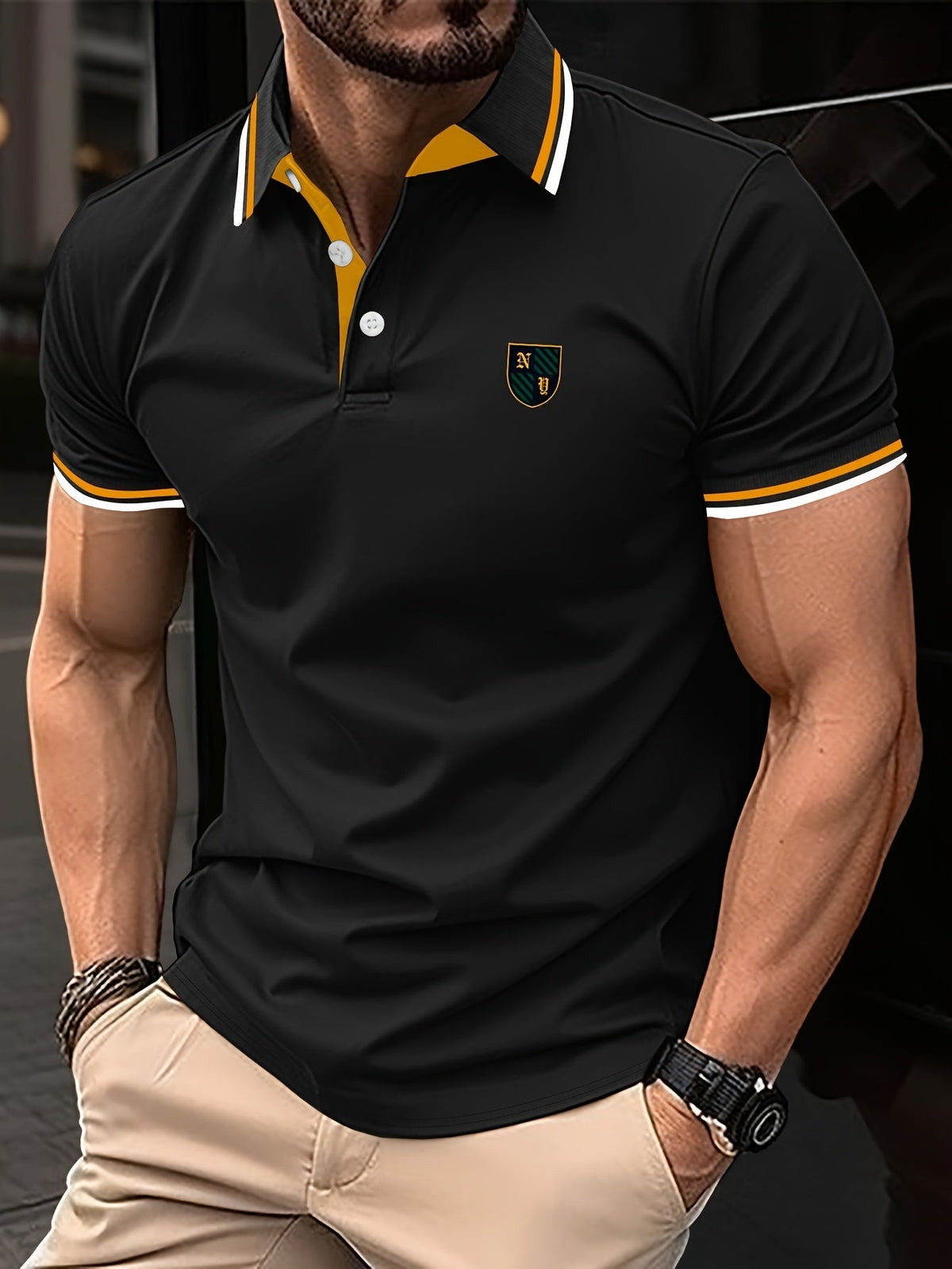 Elliot | Men’s Casual Polo Shirt with Short Sleeve