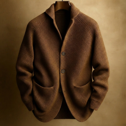 Silvoro | Men's Blend Cardigan with Pockets