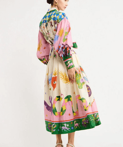 Dorthe | Women's Elegant Italian Maxi Dress