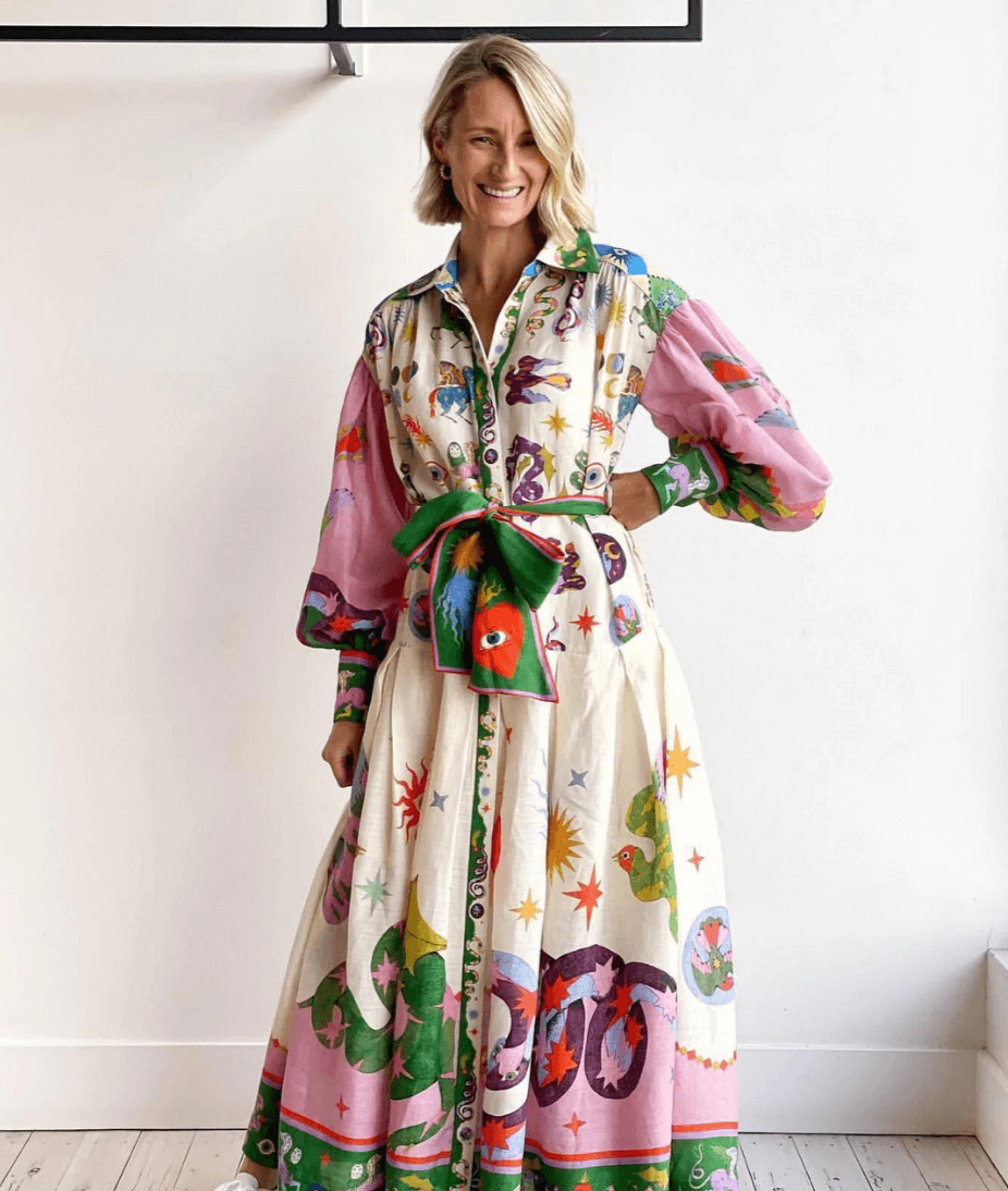 Dorthe | Women's Elegant Italian Maxi Dress