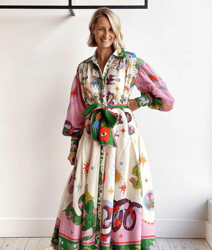 Dorthe | Women's Elegant Italian Maxi Dress