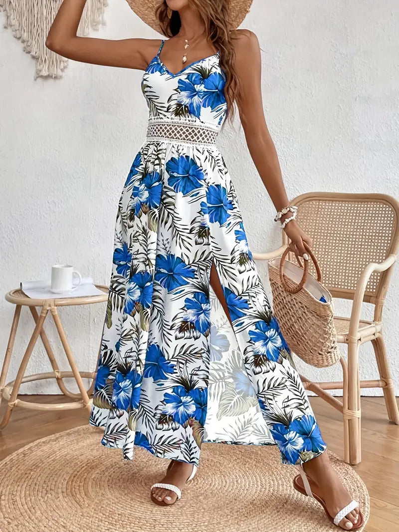 Victoria | Women's Elegant Floral Maxi Dress