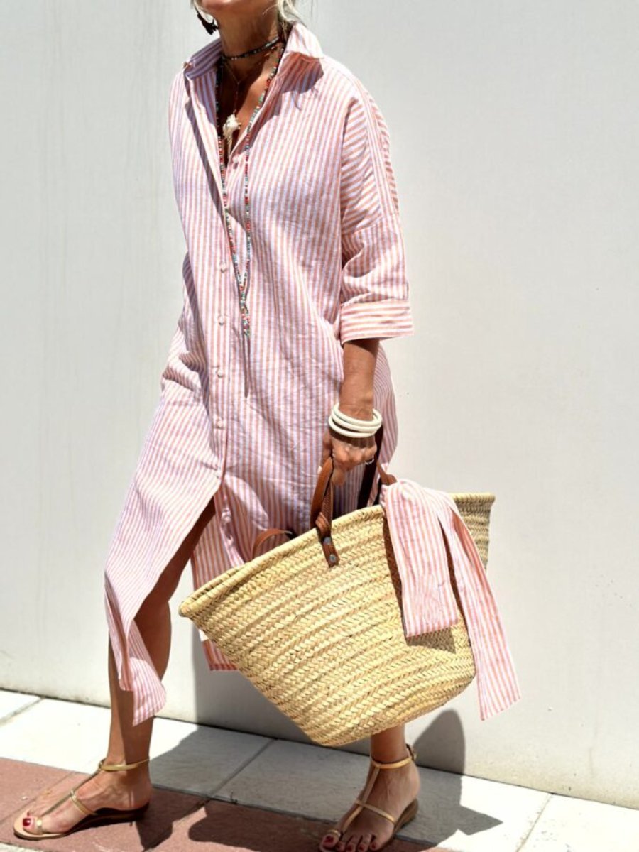 Veronica | Women's Classic Striped Shirt