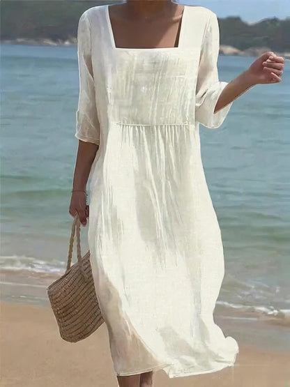 Lunelle | Women's Relaxed Casual Midi Dress