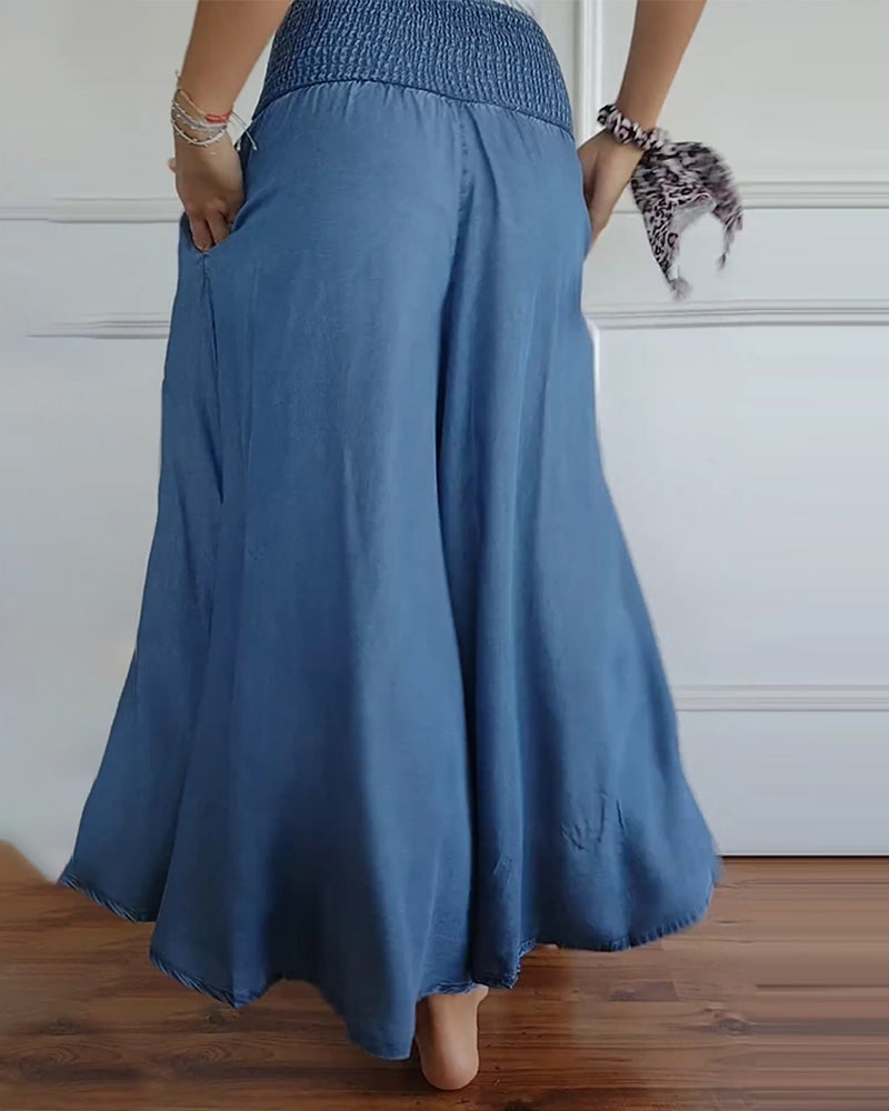 Sophia | Women's Trousers with Elastic Waist and Pockets