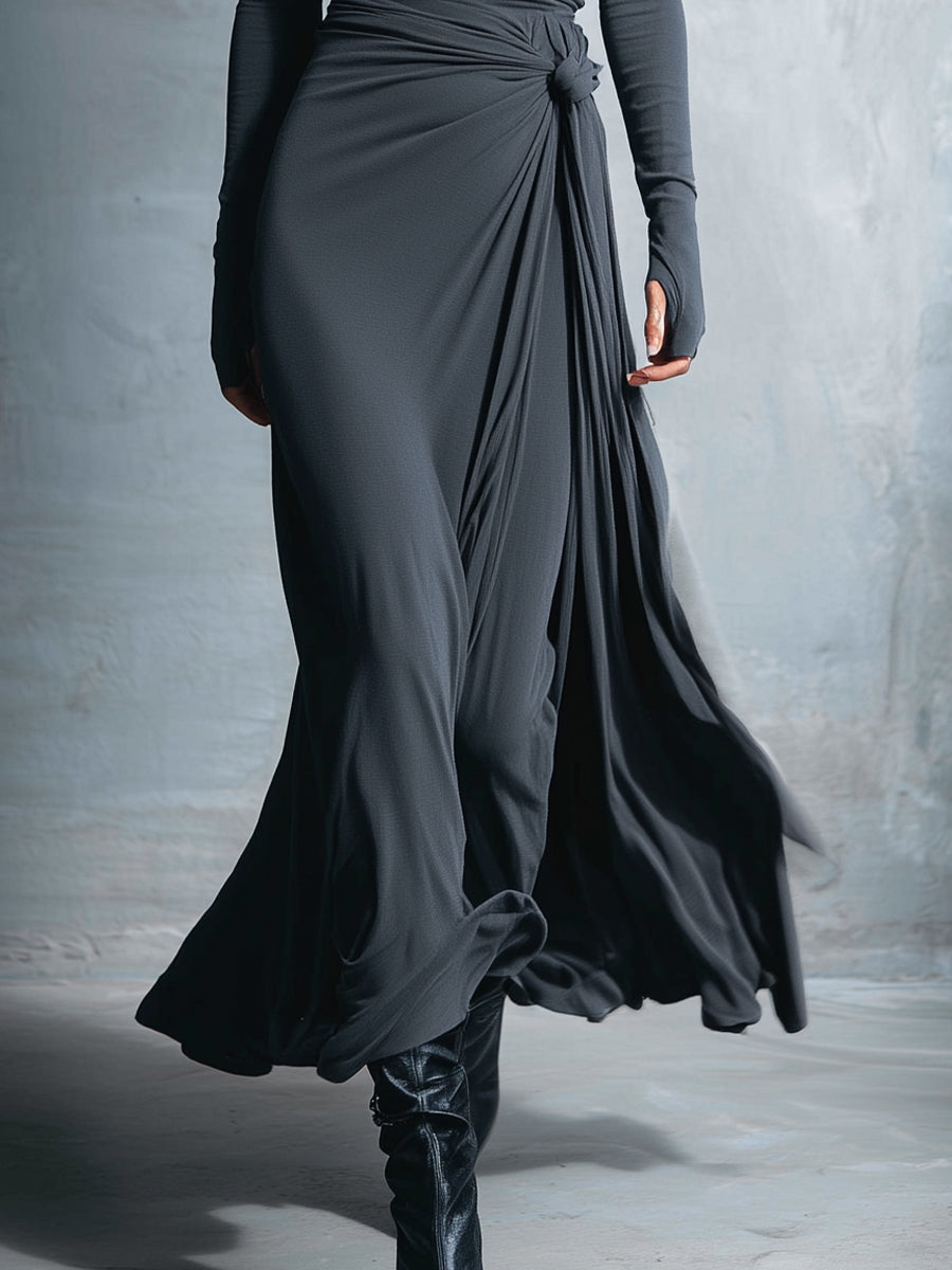 Women's Vittoria ❘ Side Knot Maxi Dress