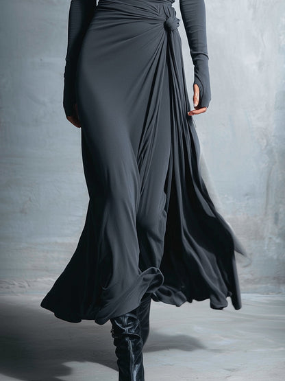 Women's Vittoria ❘ Side Knot Maxi Dress
