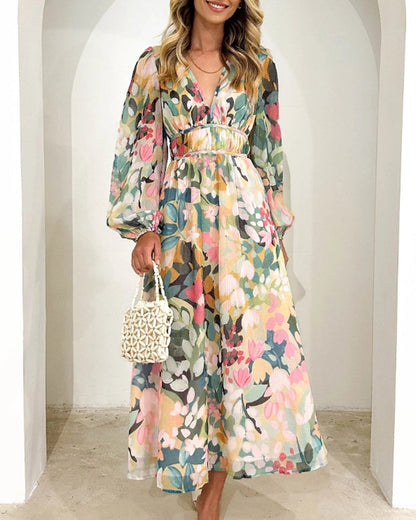 Elvira | Women's Long Boho Style Maxi Dress