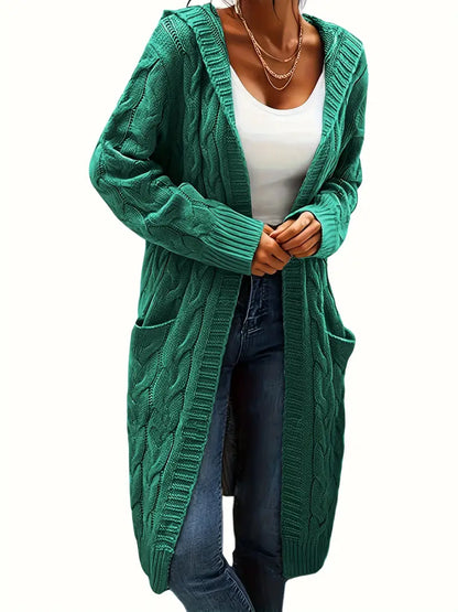 Navya | Longline Relaxed Women’s Casual Cardigan with Pockets