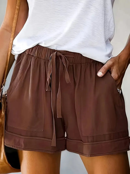 Denzel | Women's Casual Summer Drawstring Shorts