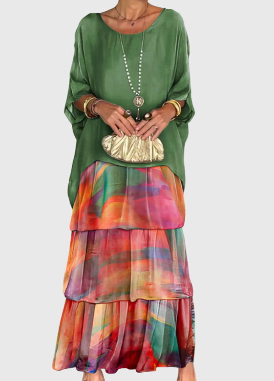 Susan | Women's Elegant Long Flowing Maxi Dress