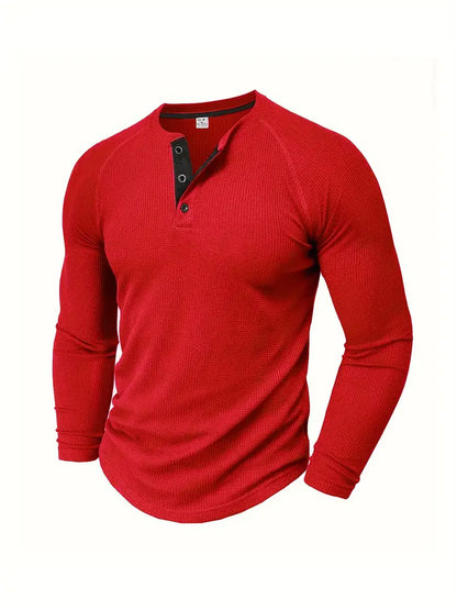 Chad | Men's Relaxed Henley Shirt