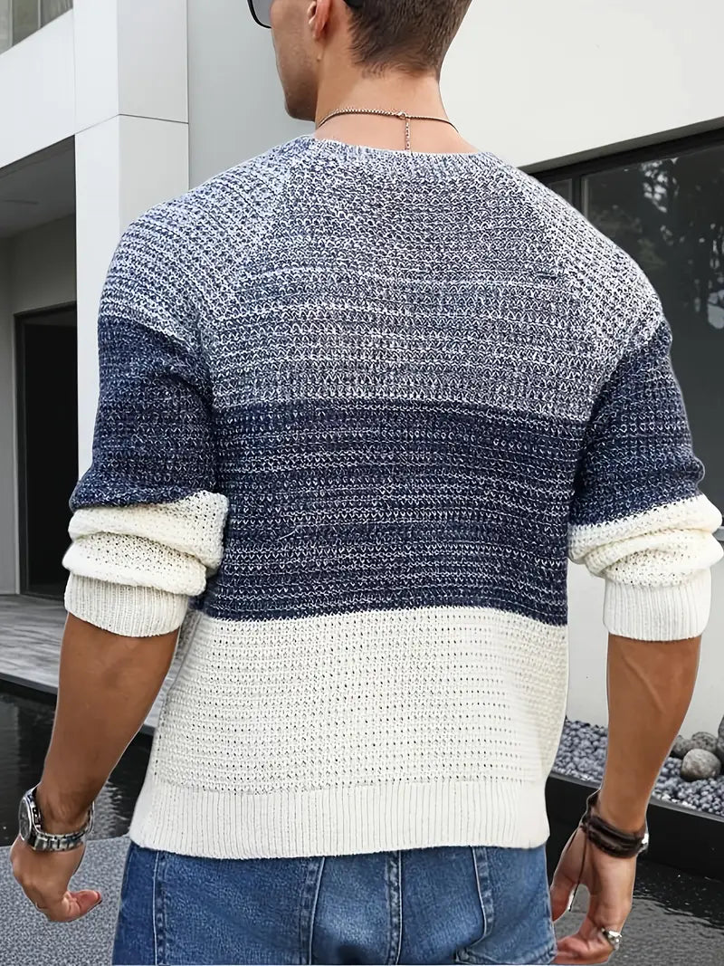 Men's Brit & Boho | The Orion Geometric Jumper