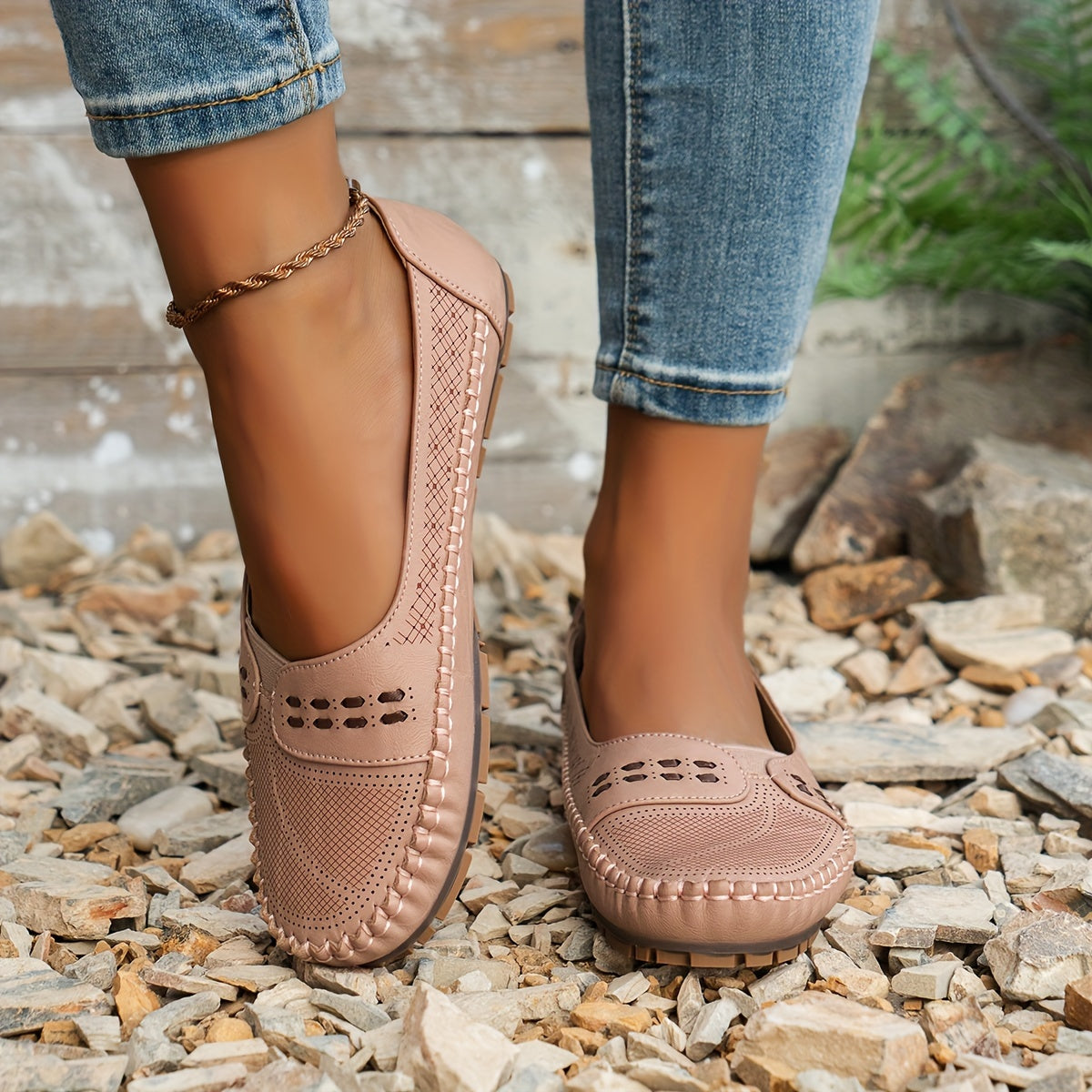 Susan | Women's Cushioned Slip-On Orthopedic Flat Shoes with Arch Support