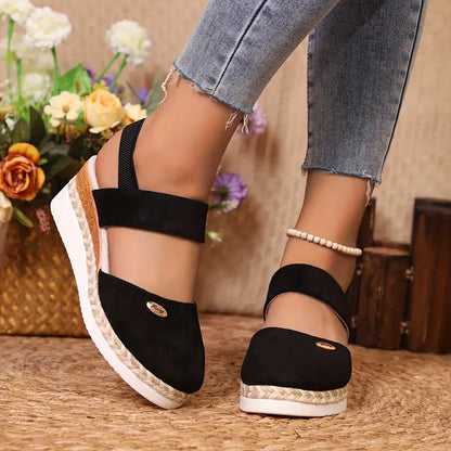 Women's Cushioned Open-Toe Brenda Orthopedic Platform Sandals