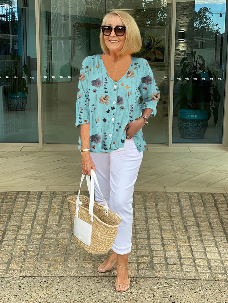 Romilly | Women's Casual Floral Blouse