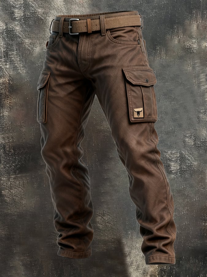 Dave | Men's Thermal Insulated Cargo Trousers with Pockets