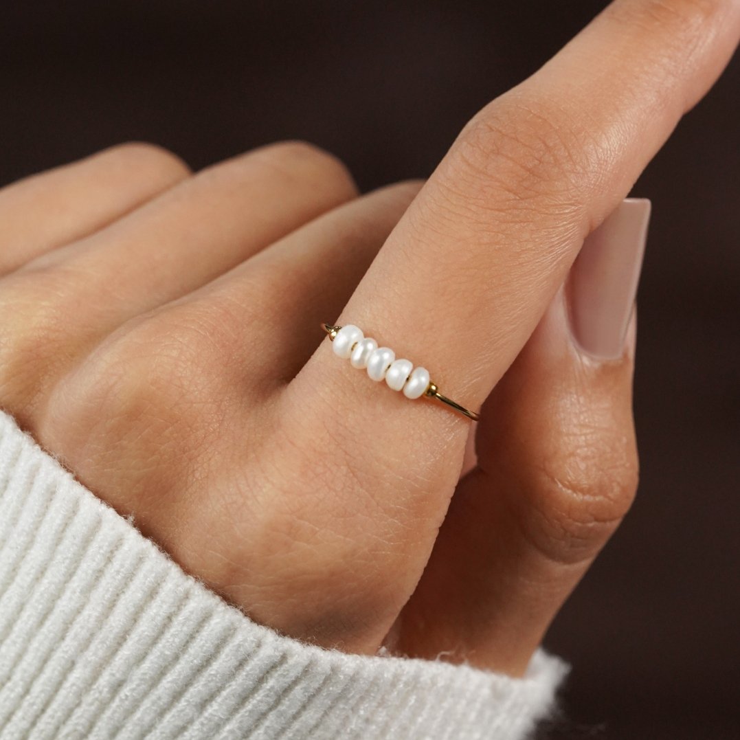Silva | Ring with Freshwater Pearls