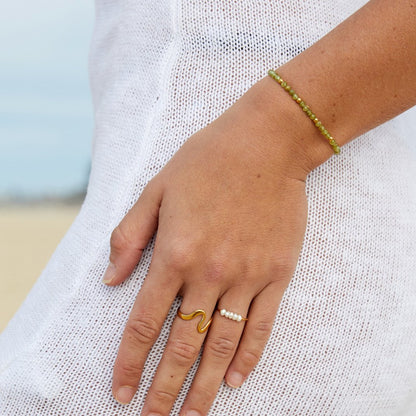 Silva | Ring with Freshwater Pearls