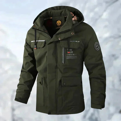 Men's Relaxed Cole Outdoor Jacket, Windproof and Waterproof Protection with Pockets