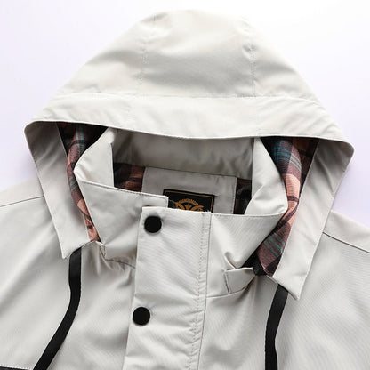 Men's Relaxed Cole Outdoor Jacket, Windproof and Waterproof Protection with Pockets