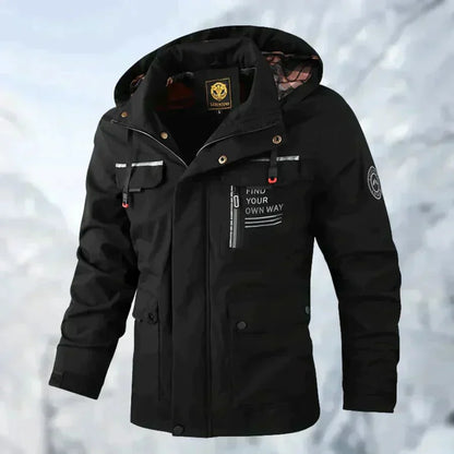 Men's Relaxed Cole Outdoor Jacket, Windproof and Waterproof Protection with Pockets