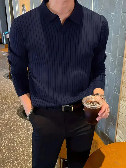 Men's Brit & Boho | Ribbed Pullover Shirt