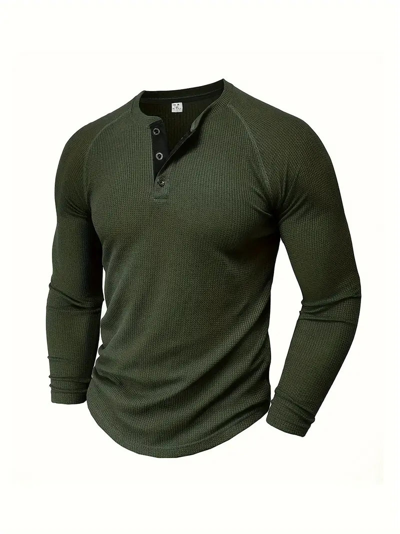 Chad | Men's Relaxed Henley Shirt