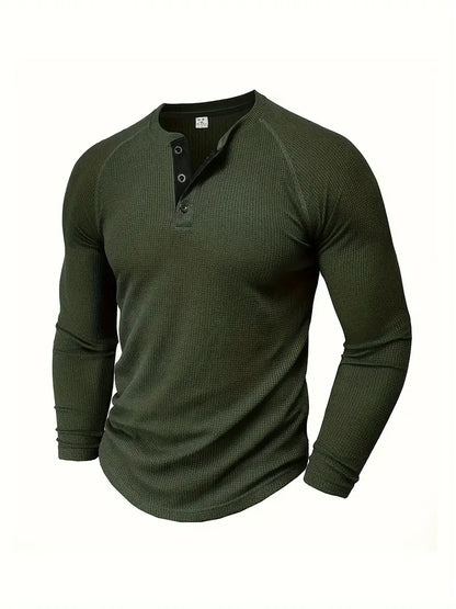 Chad | Men's Relaxed Henley Shirt