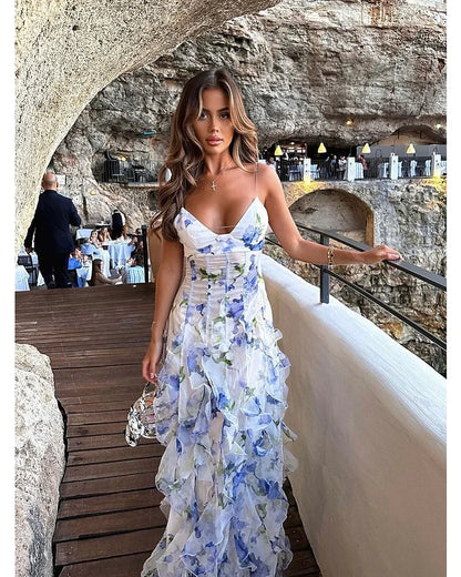 Carla | Women's Floral Enchantment Maxi Dress