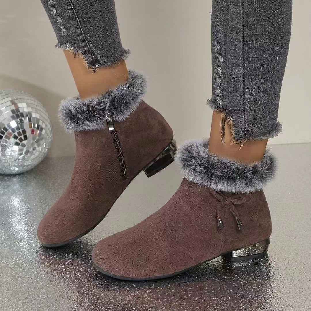 Stacey | Women's Cushioned Slip-On Soft Ankle Boots