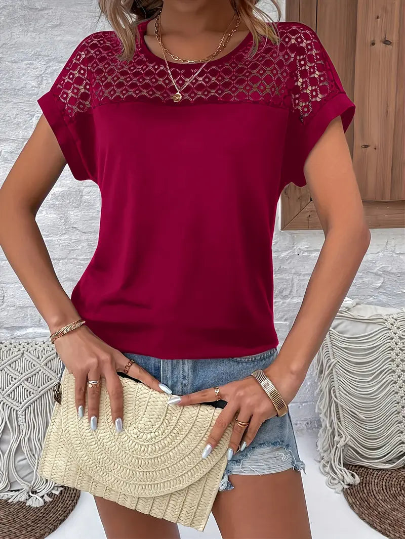 Talia | Women's Longline Relaxed Casual Batwing T-Shirt