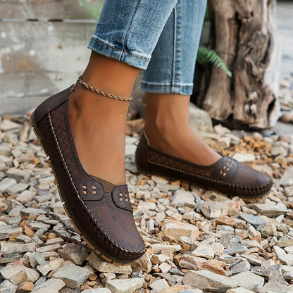 Paulette | Women's Cushioned Slip-On Chic Orthopedic Footwear with Arch Support