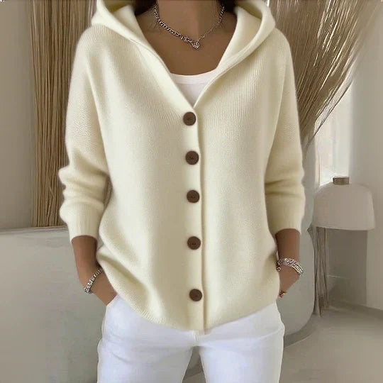 Teri | Women’s Long Sleeve Cardigan with Hooded