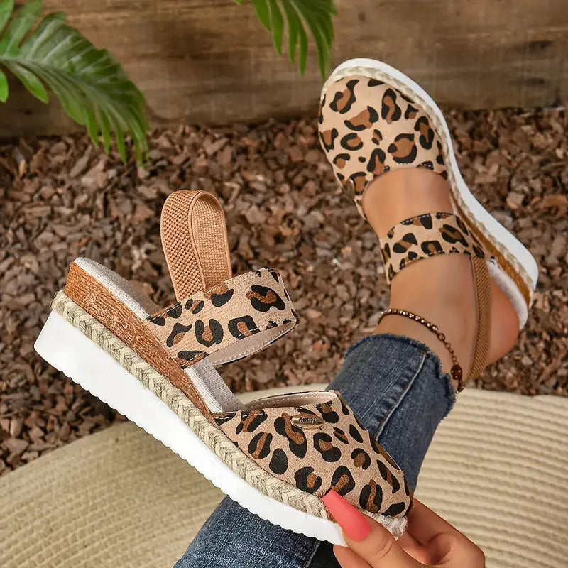 Women's Cushioned Open-Toe Brenda Orthopedic Platform Sandals
