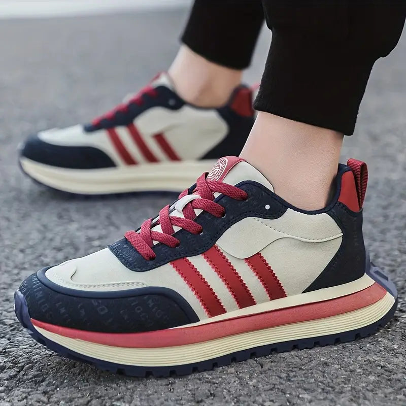 Ethan | Men's Cushioned Lace-Up Casual Comfortable Trainers