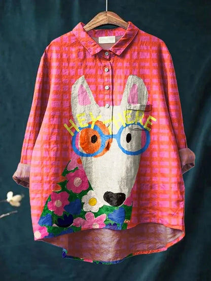 May | Longline Dog Art Shirt