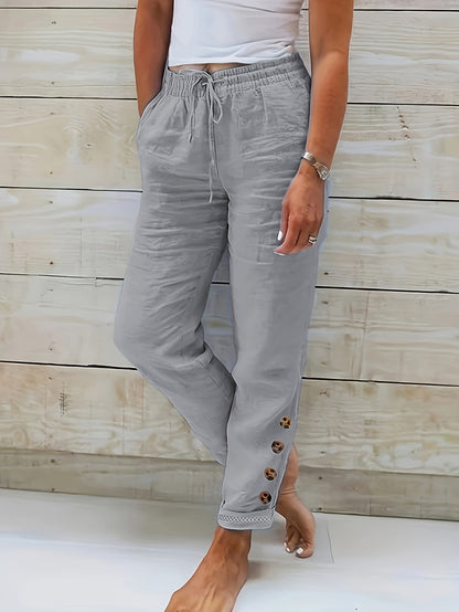 Lana | Women's Slim Straight Trousers