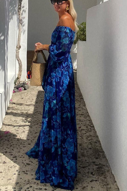 Calista | Women's Floral Off-Shoulder Maxi Dress