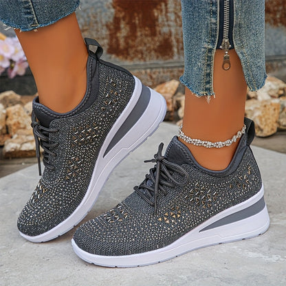 Tessa | Women's Cushioned Lace-Up Trendy Orthopedic Trainers with Arch Support