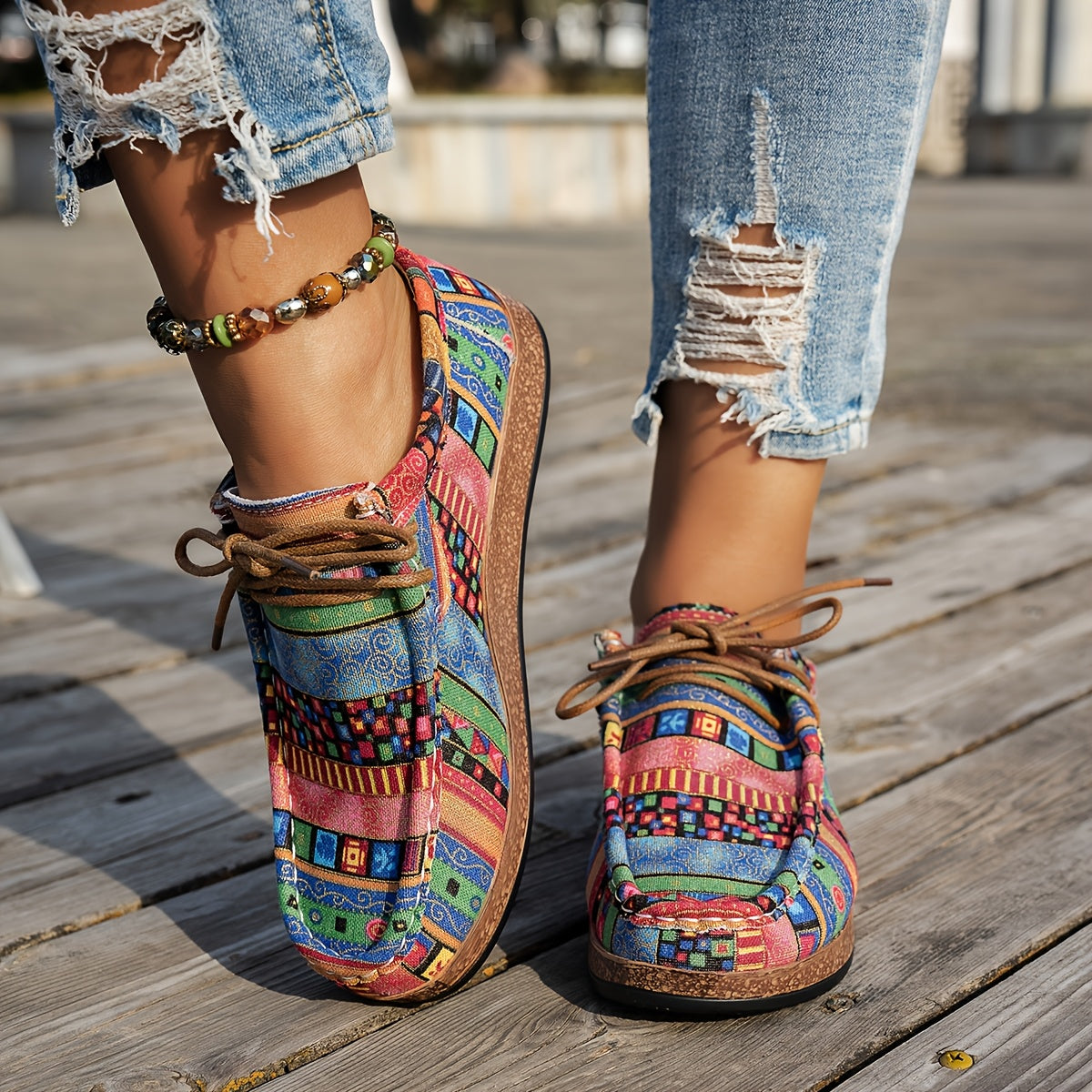 Mira | Cushioned Slip-On Vintage Orthopedic Shoes