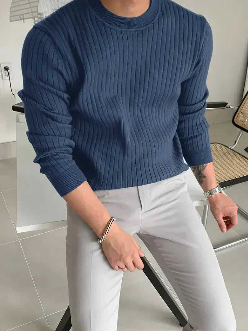 Men's Brit & Boho | Mike Essential Crew Neck Jumper