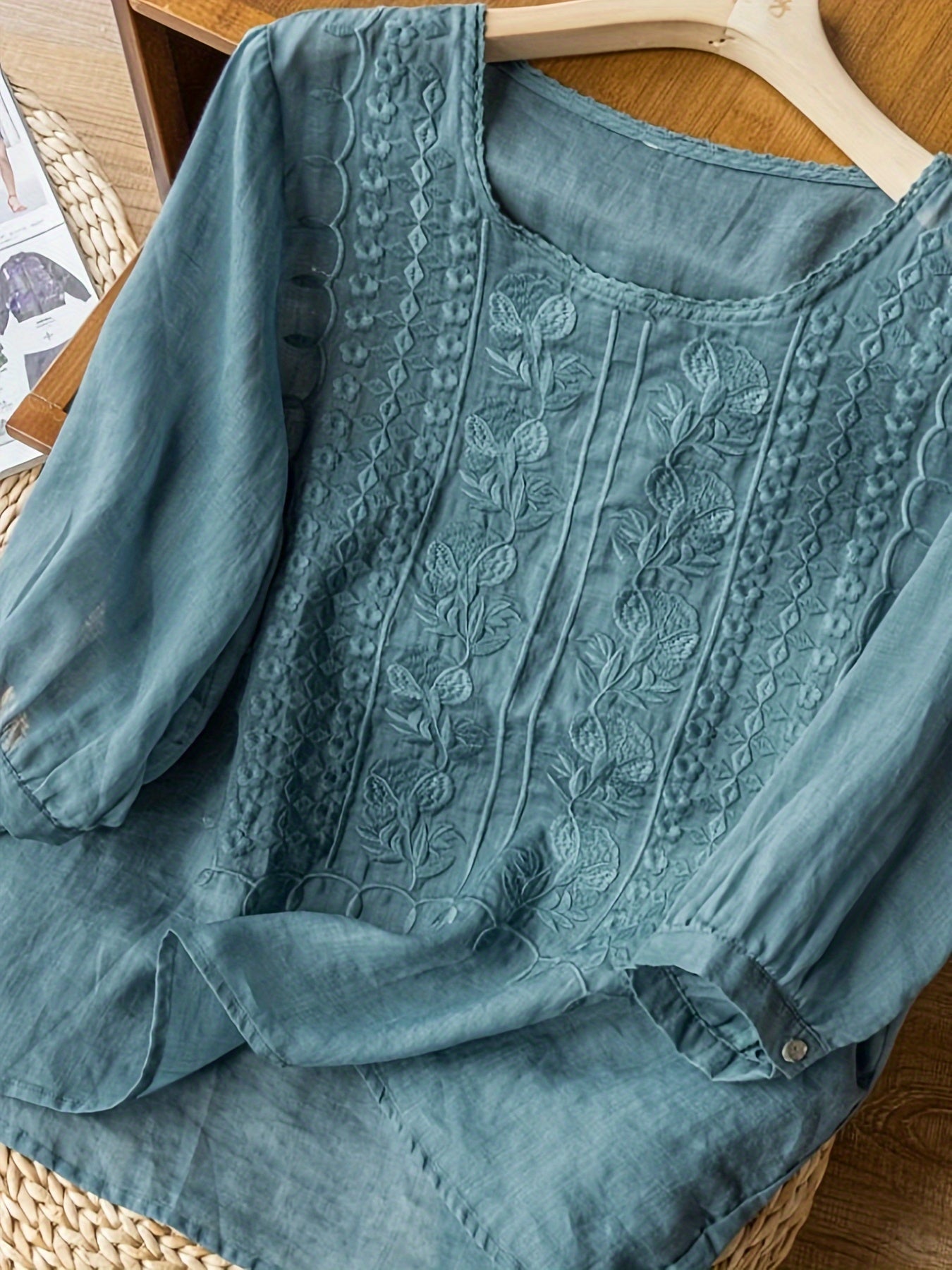 Josie | Women's Embroidered Blouse