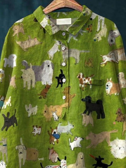 Bluey | Longline Dog Art Shirt