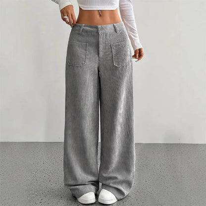 Women's Casual High-Waist Trousers, Relaxed Fit for Ultimate Comfort and Style