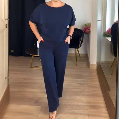 Women's Chic 3-Piece Ensemble: Long Cardigan, Top, and Trousers